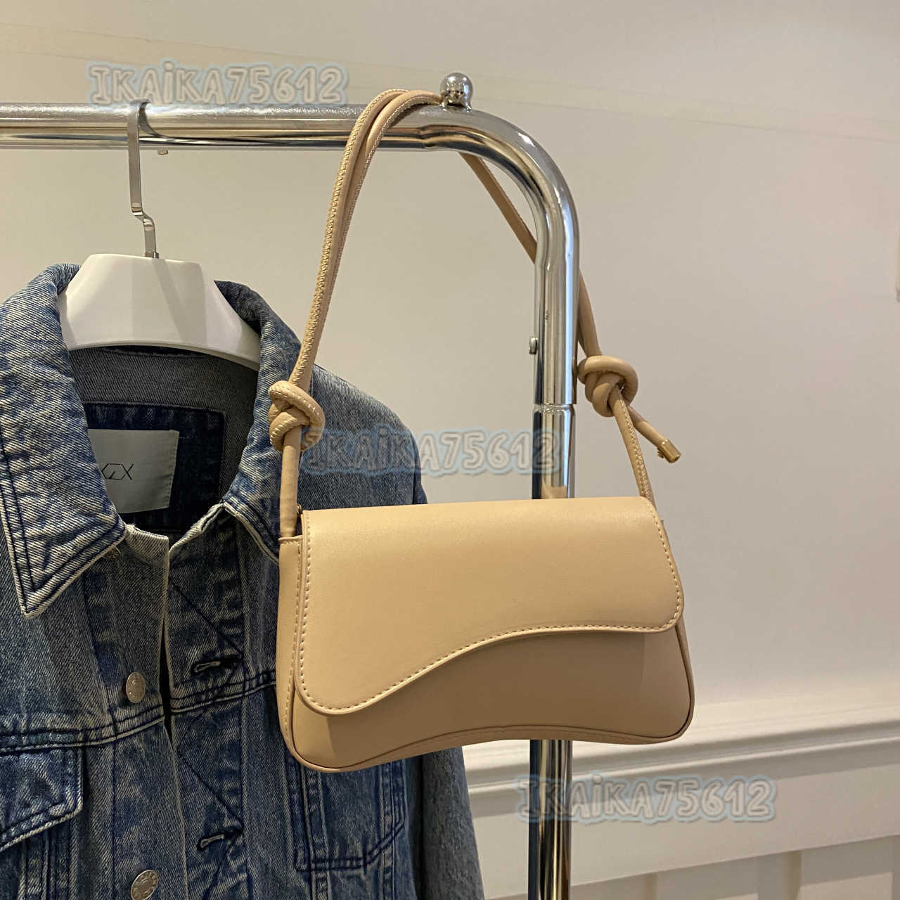 2025 Summer New Simple Commuting Fashion Casual Solid Color Single Shoulder Crossbody Handbag Underarm Bag for Women H250806