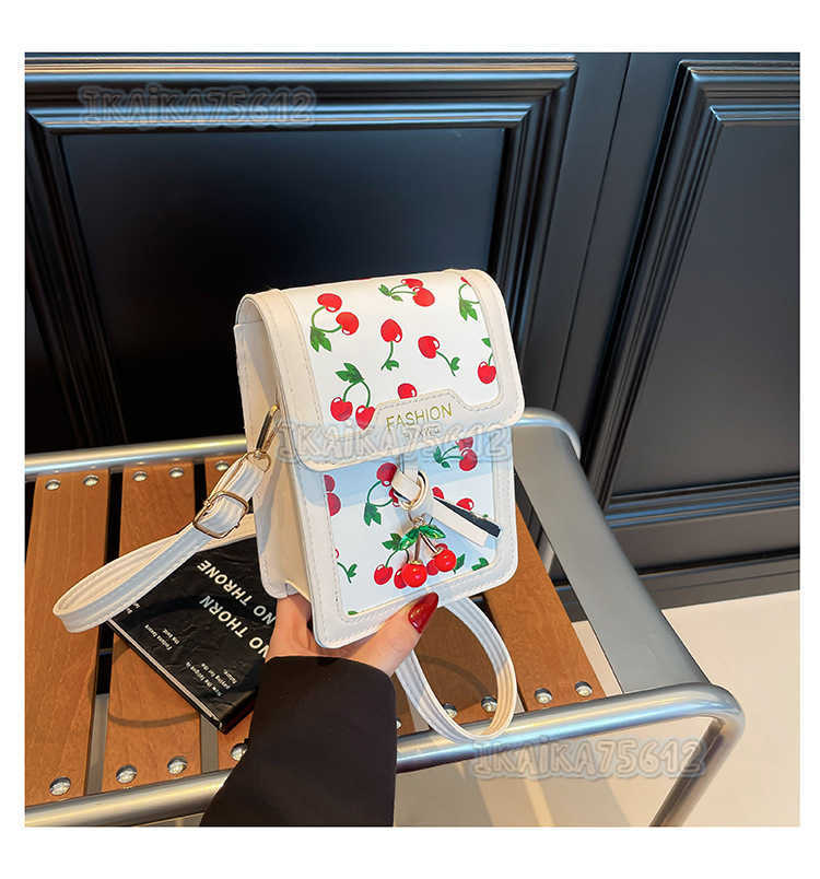 2025 Printed Pattern New Cute Fashion Large Capacity Design Crossbody Shoulder Phone Small Square Bag for Women H250806