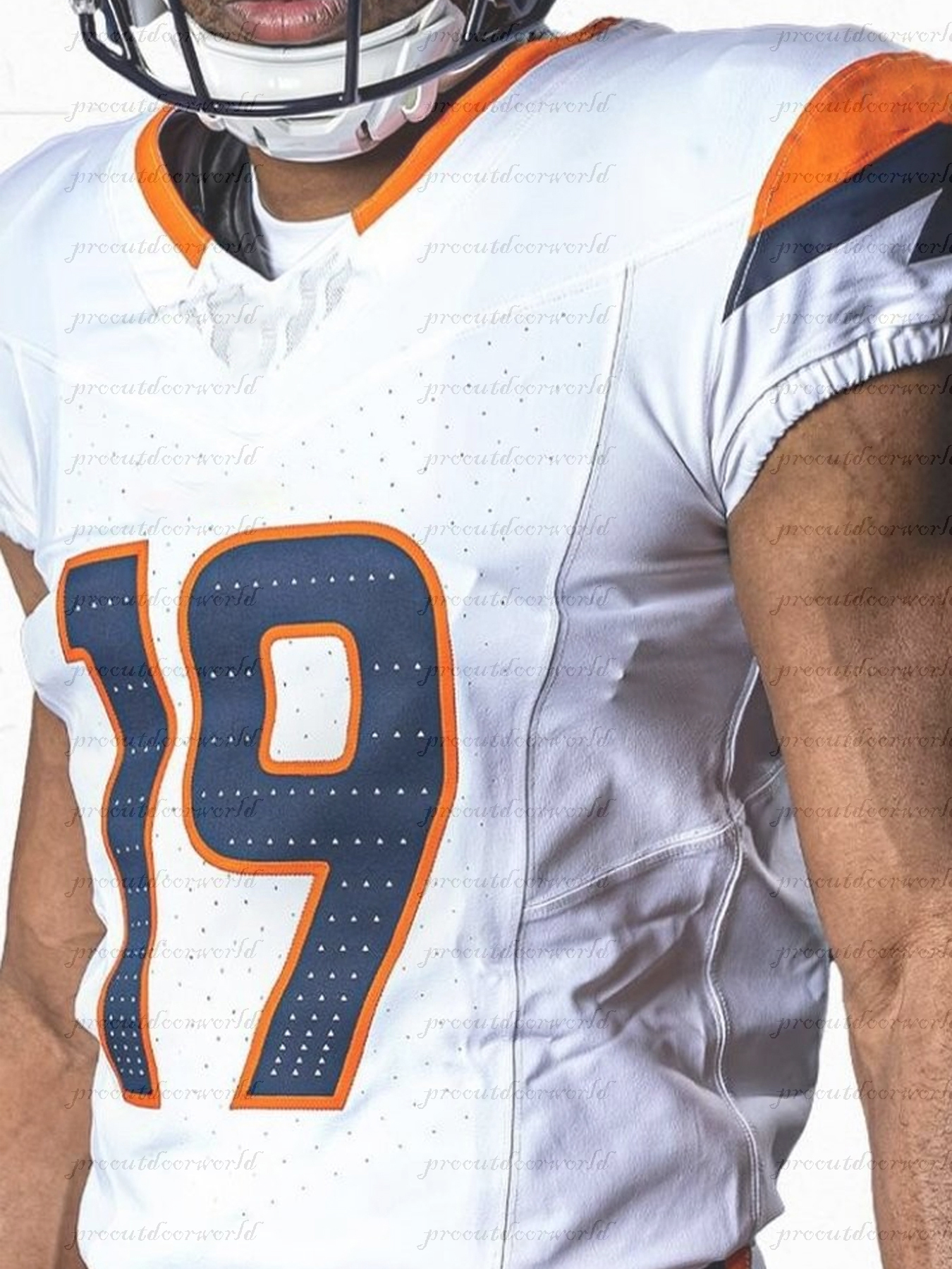2024 Throwback Men's Navy/Orange/White Football Jeresys Custom Embroiderey Bo Nix Patrick Surtain II John Elway Courtland Sutton