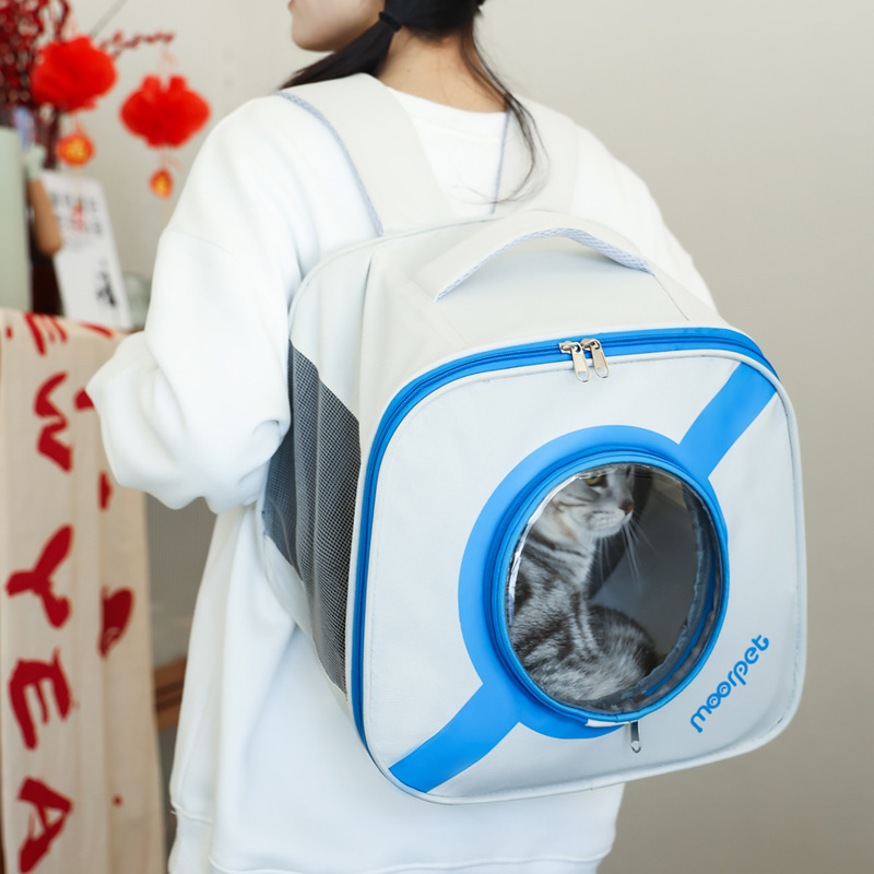 Beni Pet Large Space Pet Carrier Bag Breathable & Foldable for Cats: New Style Portable Pack