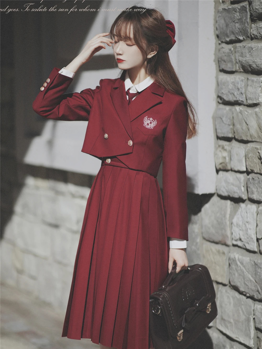 Students Ceylon Black Tea Japanese Girls Long Pleated Dress Summer Womens Sleeveless Pinafore JK High School Uniform 250729