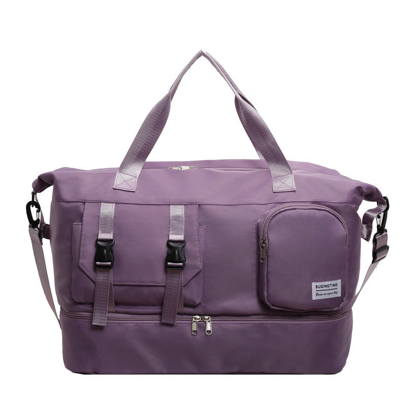 New Hot Selling Multi-Functional Fiess Two-Layer Telescopic Large Capacity Travel Sports Handbag Women's Bag