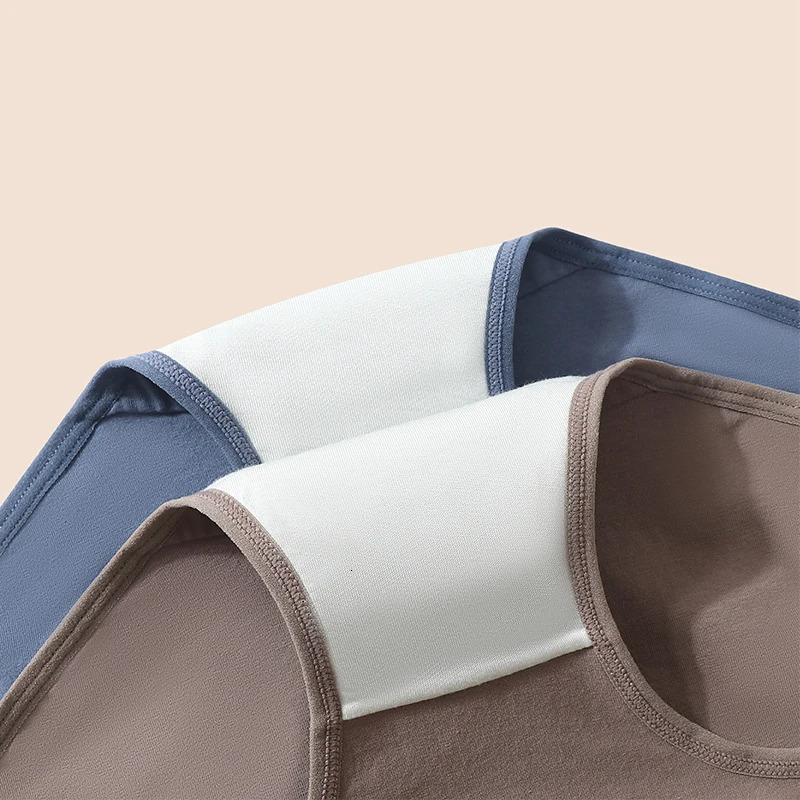 4Pcs Cotton Women Panties High Waist Body Shaper Underwear Breathable Girls Briefs Solid Plus Size Panty Slimming Female 250807