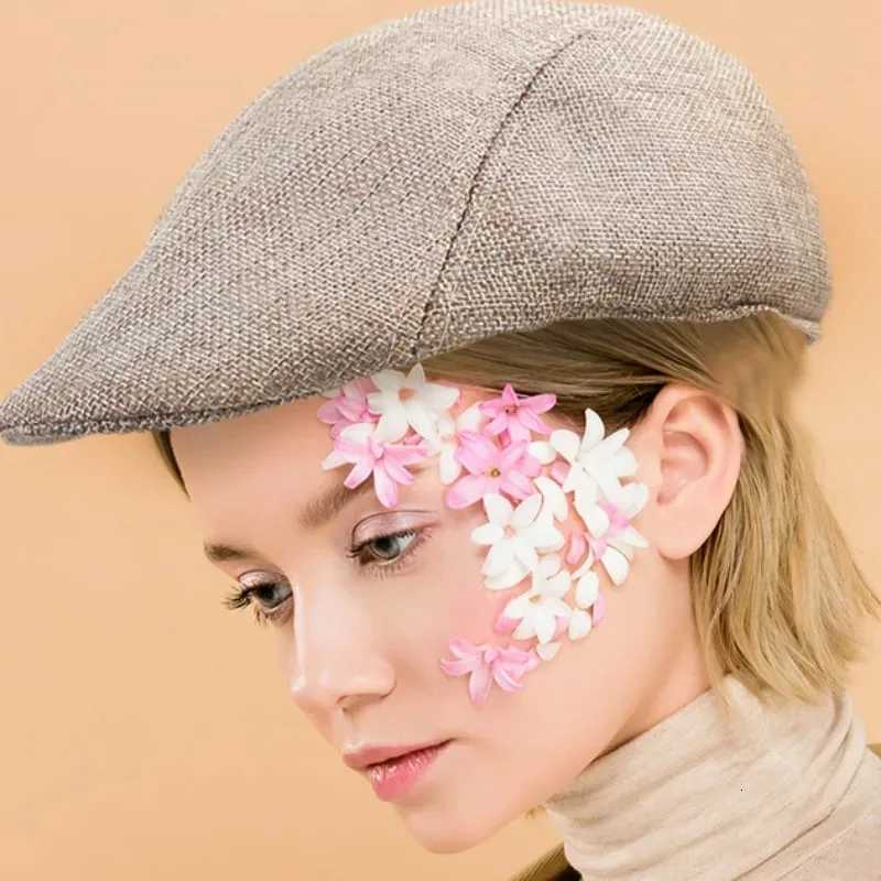 Vintage Cotton Cs for Men Women Summer Autumn Hat Flat Ivy Gatsbay Berets Irish Outdoor Cabbie Beret Painter Hat Casual Wear XJ250807
