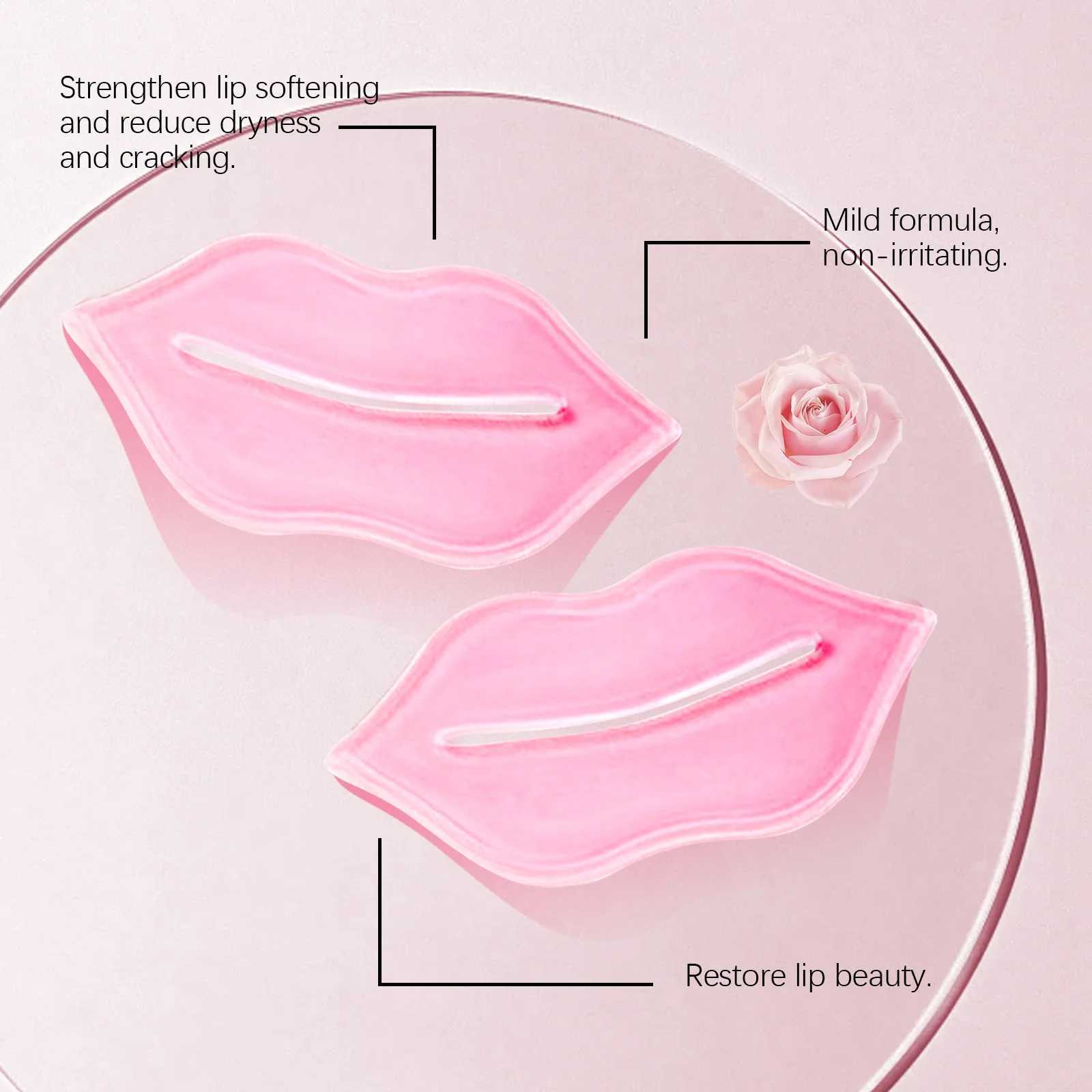 Lip Moisturizer Mask Plumping Softening Improve Dryness Fade Fine Lines Reduce Cracked Brightening Nourishing Smoothing Lip MaskXJ250807