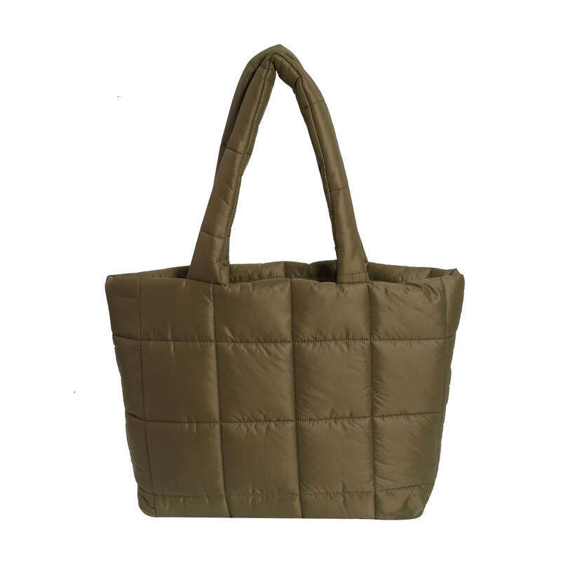 Shoulder Bag Light And Soft Bag Trendy Niche Design Checkered Soft Tote Bag For Women Handheld And Shoulder Fashionable Cotton Bag Large Ca