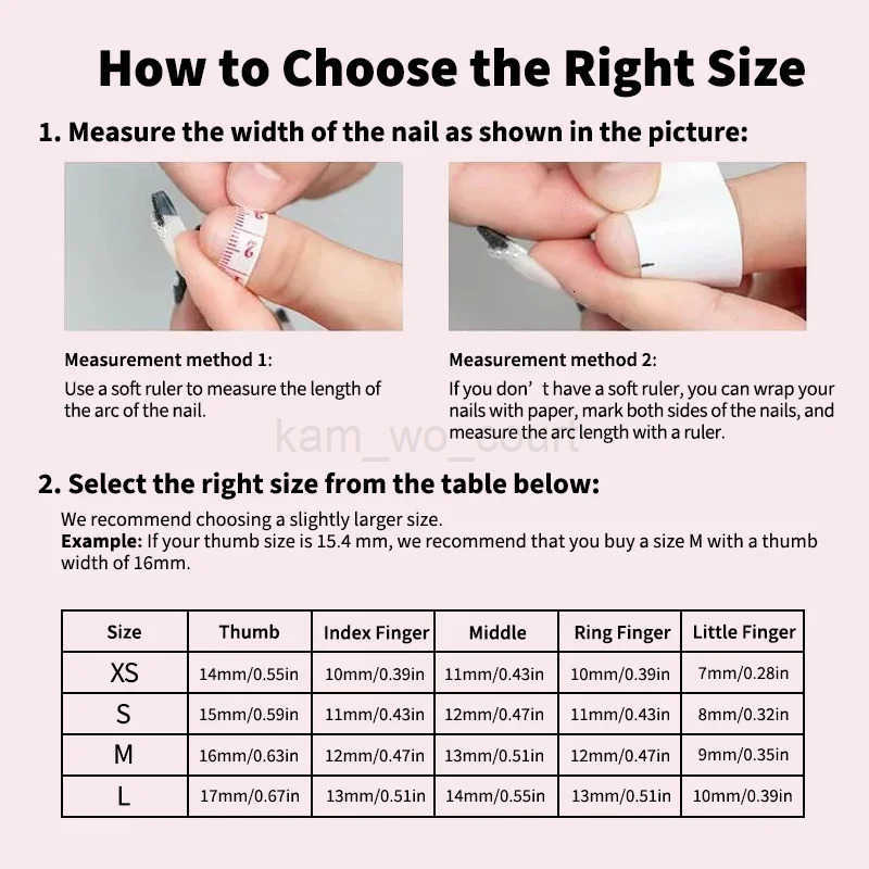 10 Pieces Sweet Cool Dark Style Handmade Wearable Nails Star River Falls Nail Art Patches Scarlet Angel Halloween Fake Nails M250807