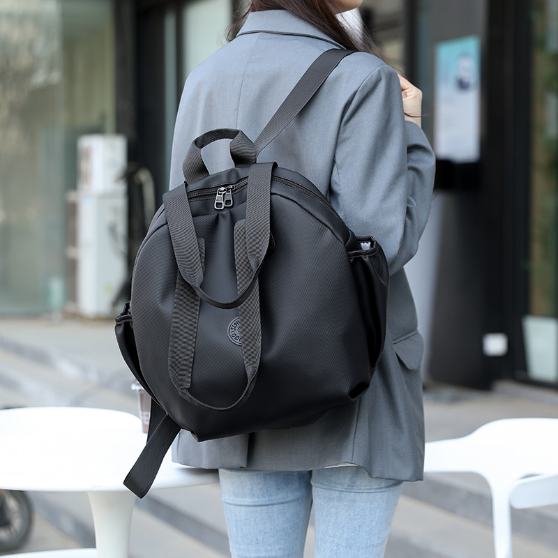 New Fashion Versatile Handbag Lightweight Student Backpack Leather Casual Bag