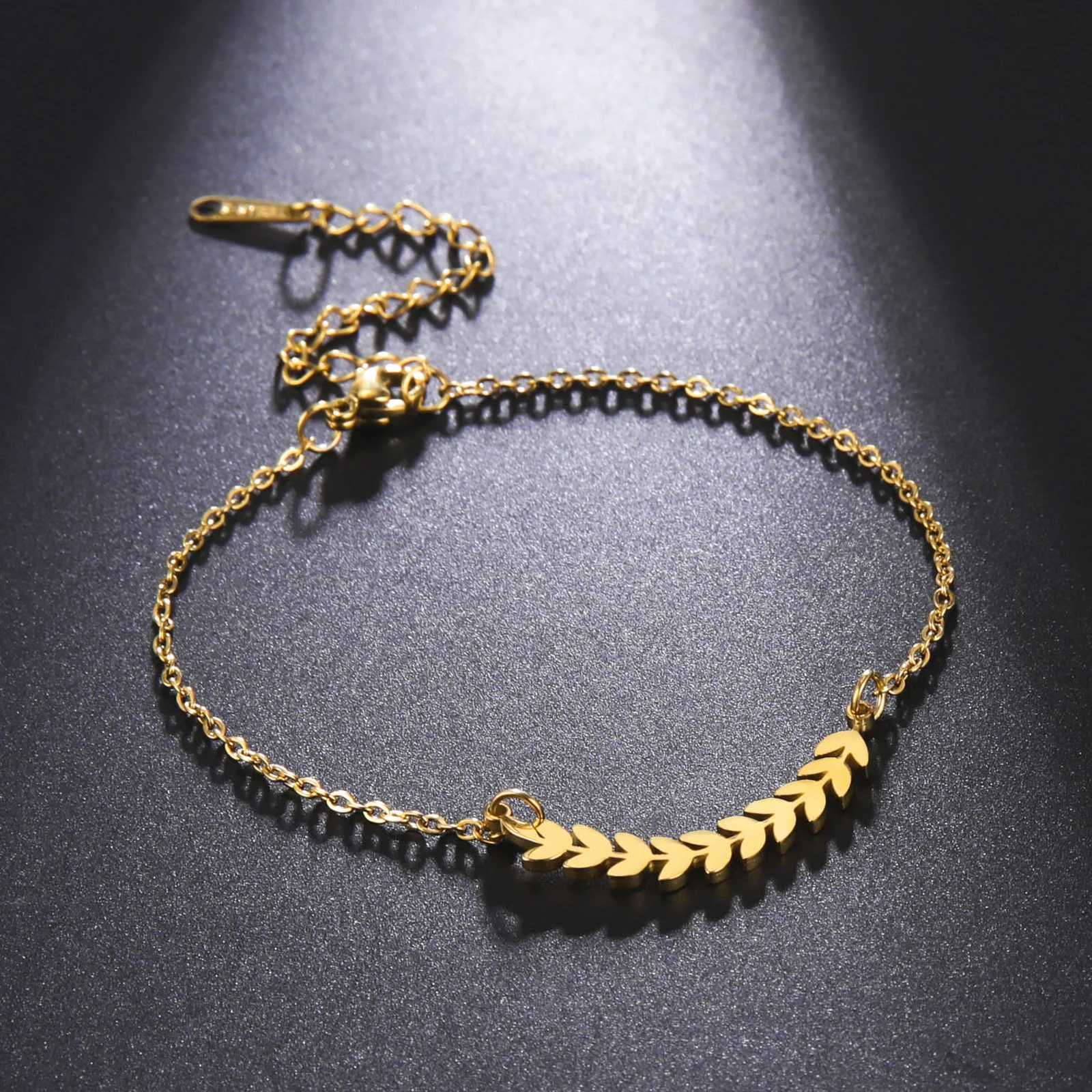 Amaxer Bohemian Style wheat Pendant Anklet for Women Girls Summer Beach Charm Foot Chain Jewelry Gift Y250805