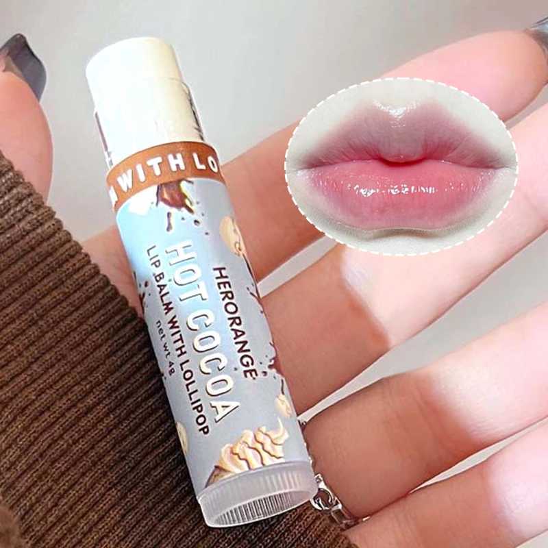 Multi flavor lollipop lipstick Hot Cocoa Lip Mask Moisturizes moisturizes and reduces lip lines for men and womenXJ250807