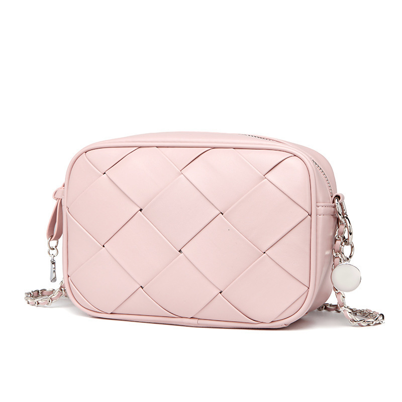 2025 New Bags Womens Chain Autumn Winter Fashion Quilted Woven Crossbody Bag Niche Design R250807