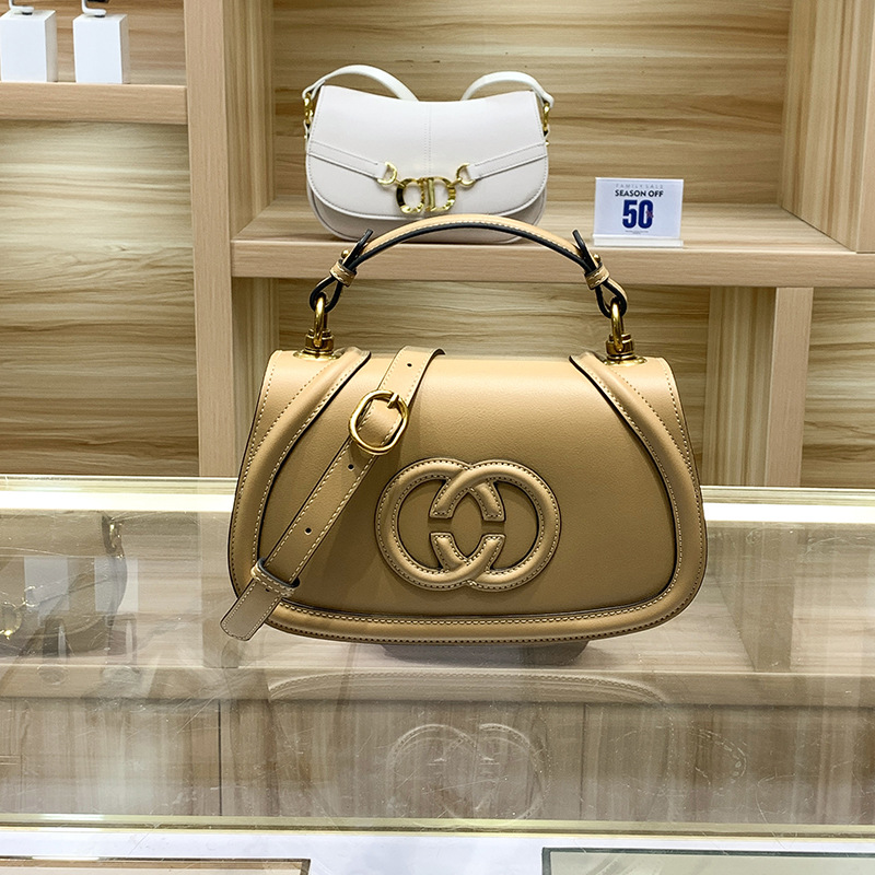 Summer New Fashion Retro Handbag Niche Design High-End Large Capacity One Shoulder Crossbody Saddle Bag