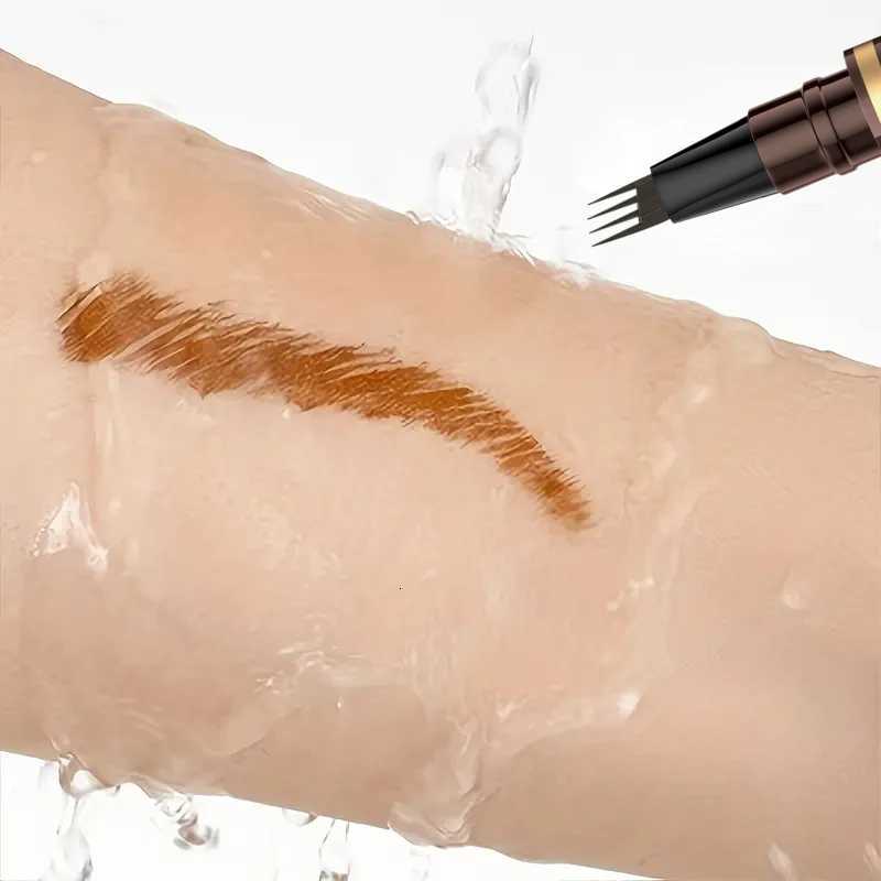 Waterproof Sweat-Proof 4-Tip Eyebrow Pencil - Long-Lasting Non-Fading for Natural Defined Brows in 5 Shades Perfect Gift for W250807