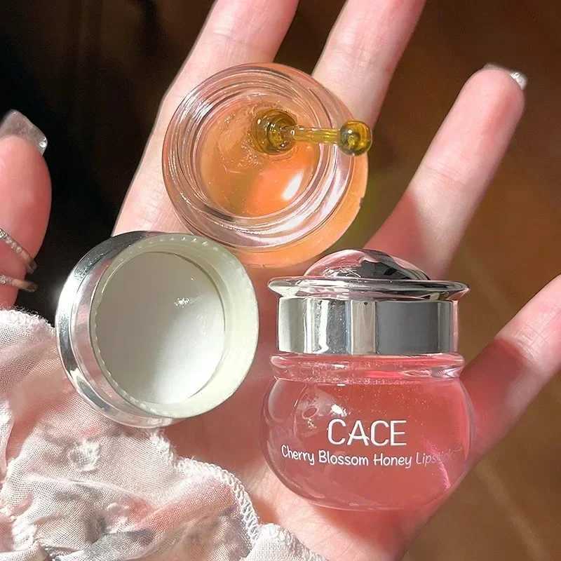 Lovely Honey Cherry Lip Oil Nourishing Lip Balm Long Lasting Moisturizing Clear Lip Oil Lip Gloss Lip Care Beauty MakeupXJ250807