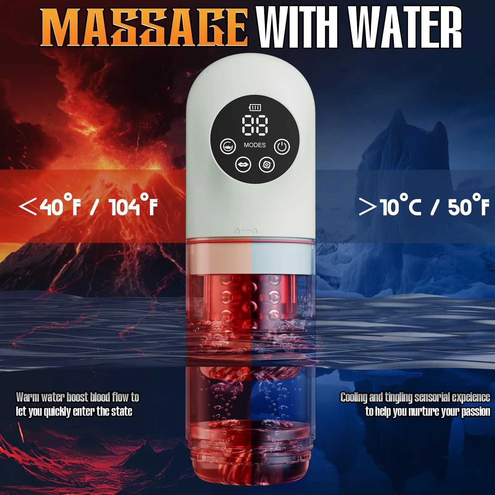 Automatic Rotating Sucking Male Masturbator Penis Pump Thrusting Licking Sex Machine Stroker Pocket Pussy Adult Sex Toys for Men W250807