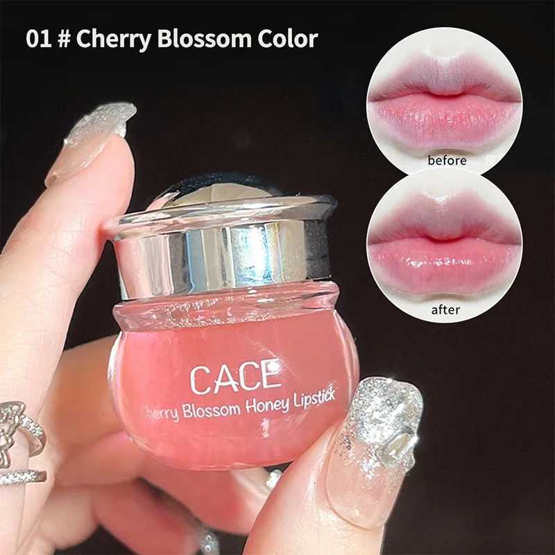 CACE Cherry Blossom Honey Lip Balm Deeply Hydrating and Plumping Water-Rich Glossy Finish Non-StickyXJ250807