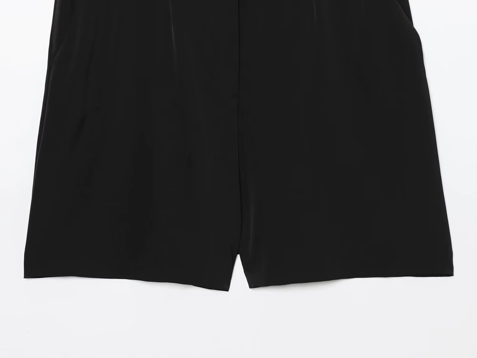 Womens Summer Black Round Neck Button Zipper High Street Sleeveless Jumpsuit Fashion Belt Decoration 250807