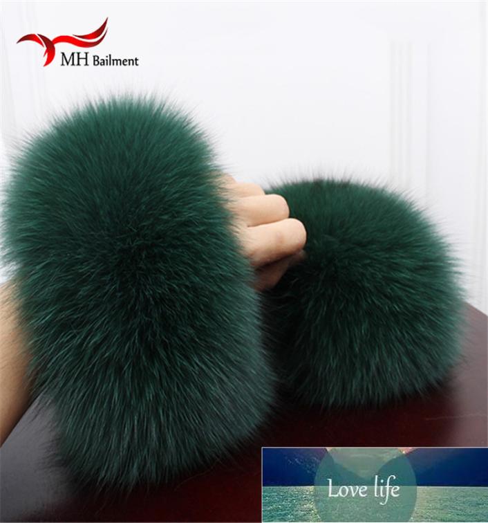 High Quality fur Cuffs Wrist Warmer Genuine Fur Cuff Arm Warmer Lady Bracelet Real Fur Wristband Glove Factory expert design8824913