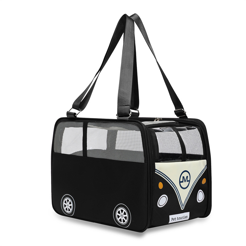 Beni Pet Stylish New Design: Durable Two-Pocket Breathing Companion Animal Portable Transport Case