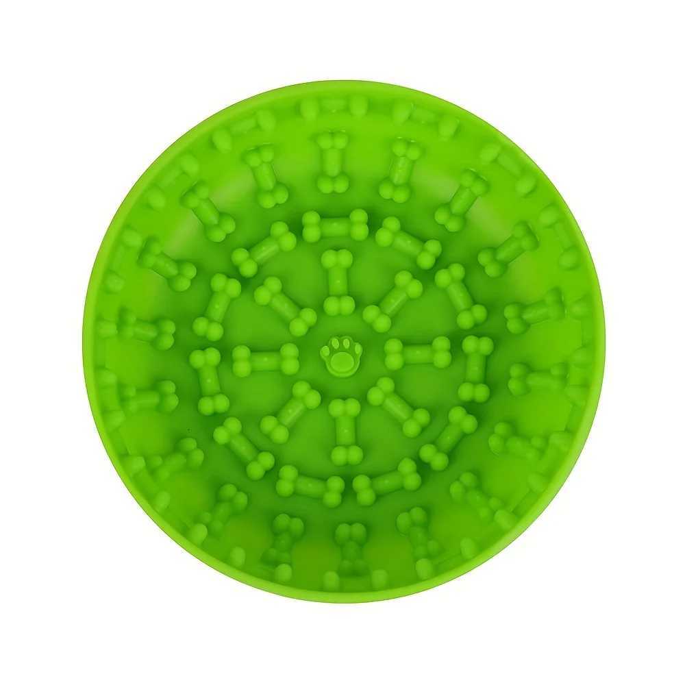 Slow Food Bowl Feeder Pet Bowl Tableware Anti-tip Pads Suction Cups Slow Food Basins Plates Massage Licking Dog Food Bowl Y250806