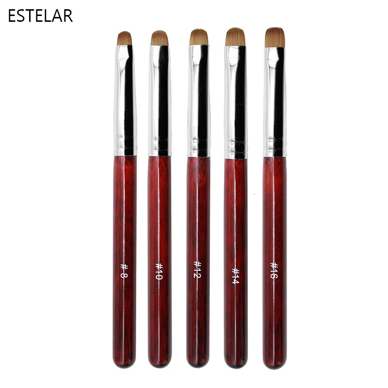 5pcs French Nail Art Brush Dual End Nail Art Dotting Pen Acrylic Drawing Rhinestone Gel Painting Manicure Tool for Beginner 8-16 250805