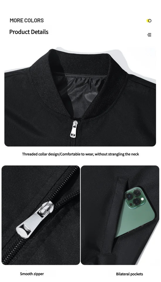 Baseball Clothing Mens Baseball Clothing Standing Collar Jacket Coat Jacket American Style Jacket Men 250805