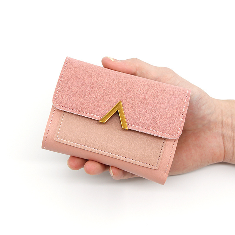 Designer's New Korean-style Short Wallet Mini Holder With Multiple Card Slots