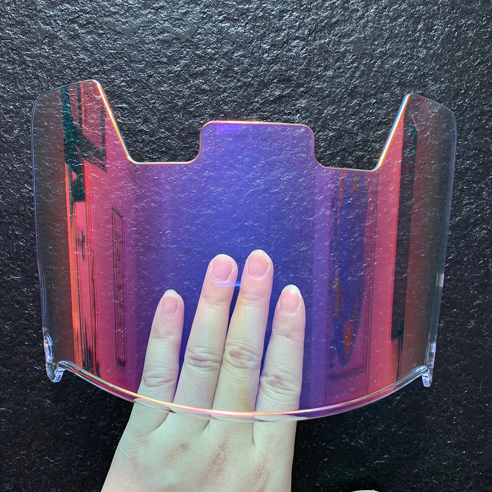 Universal Fit American Football Helmet Visor Chrome Antifog Rugby Goggles Eye Shield Visors Adult and Youth 250729