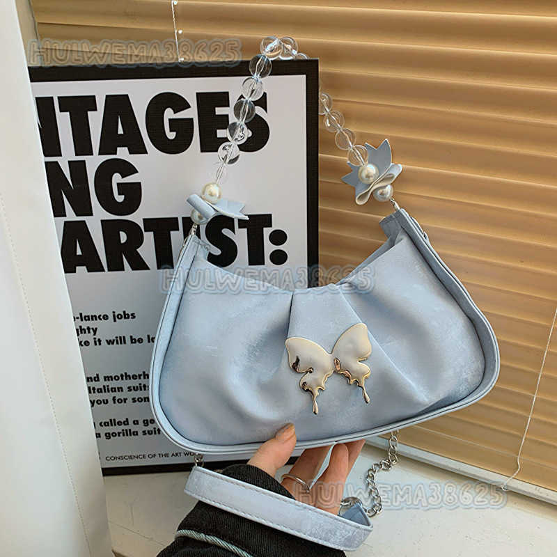 Niche Design Bag for Women 2024 New Stylish Versatile Chain Crossbody Bag for Work Small Bag Pleated Bag H250806