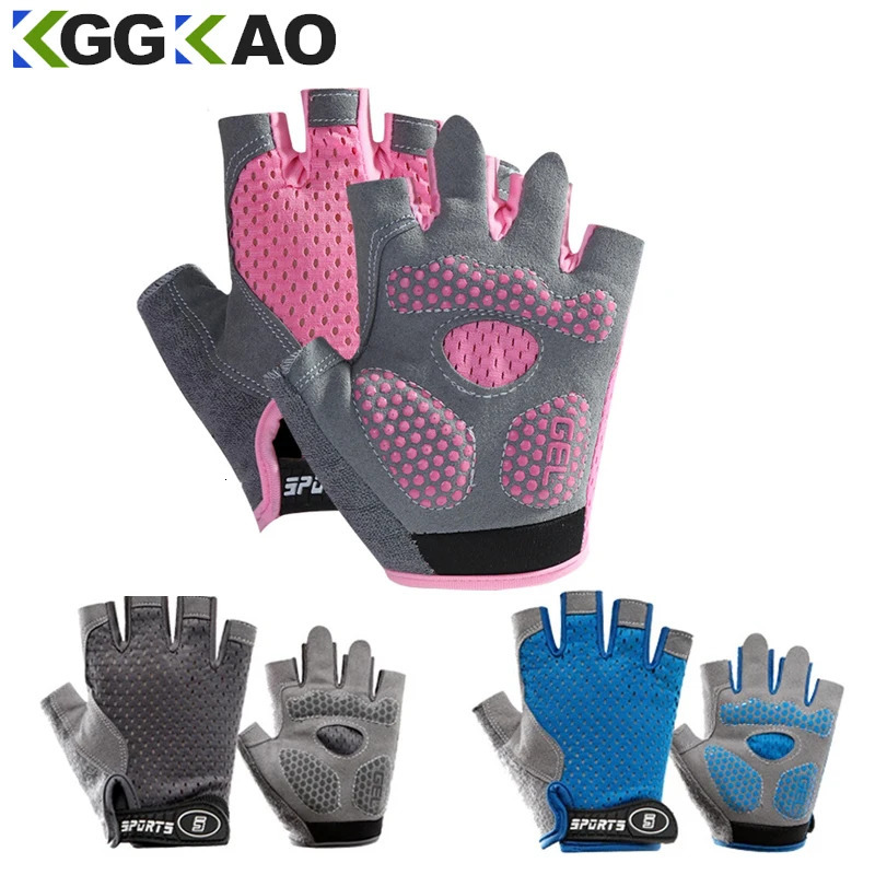 1Pair Kids Half Finger Gloves Sport Breathable NonSlip Gel for Children Cycling Riding Biking Outdoor Sports 250729