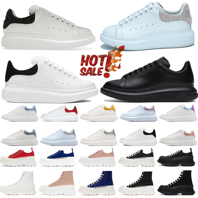 with box Women Shoes Mens Sneaker Triple White Black Leather Velvet Suede Platform Sneakers Lace Up flats Casual Shoe Trainers Chaussures 36-47