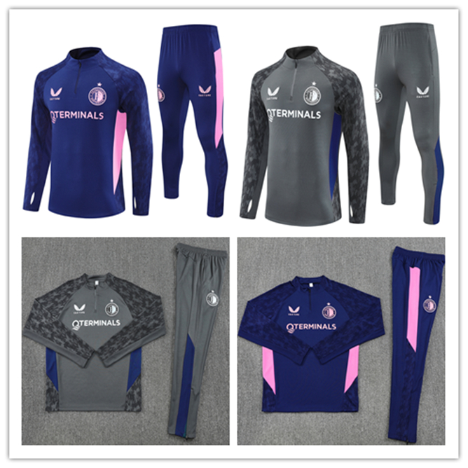 25 26 FeyeNOords Soccer tracksuit Gimenez Danilo Football shirts TIMBER PAIXAO SZYMANSKI TAABOUNI 25 26 FeyeNOords Sportswear TRAINING SUIT jacket