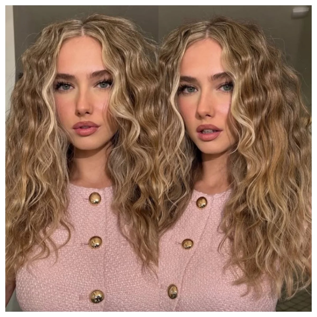 Light Brown Curly Human Hair Wig Lace Front Heat Resistant Brown and Blonde 13x4 Deep Wave Lace Frontal Wig 200 Density Synthetic For Women