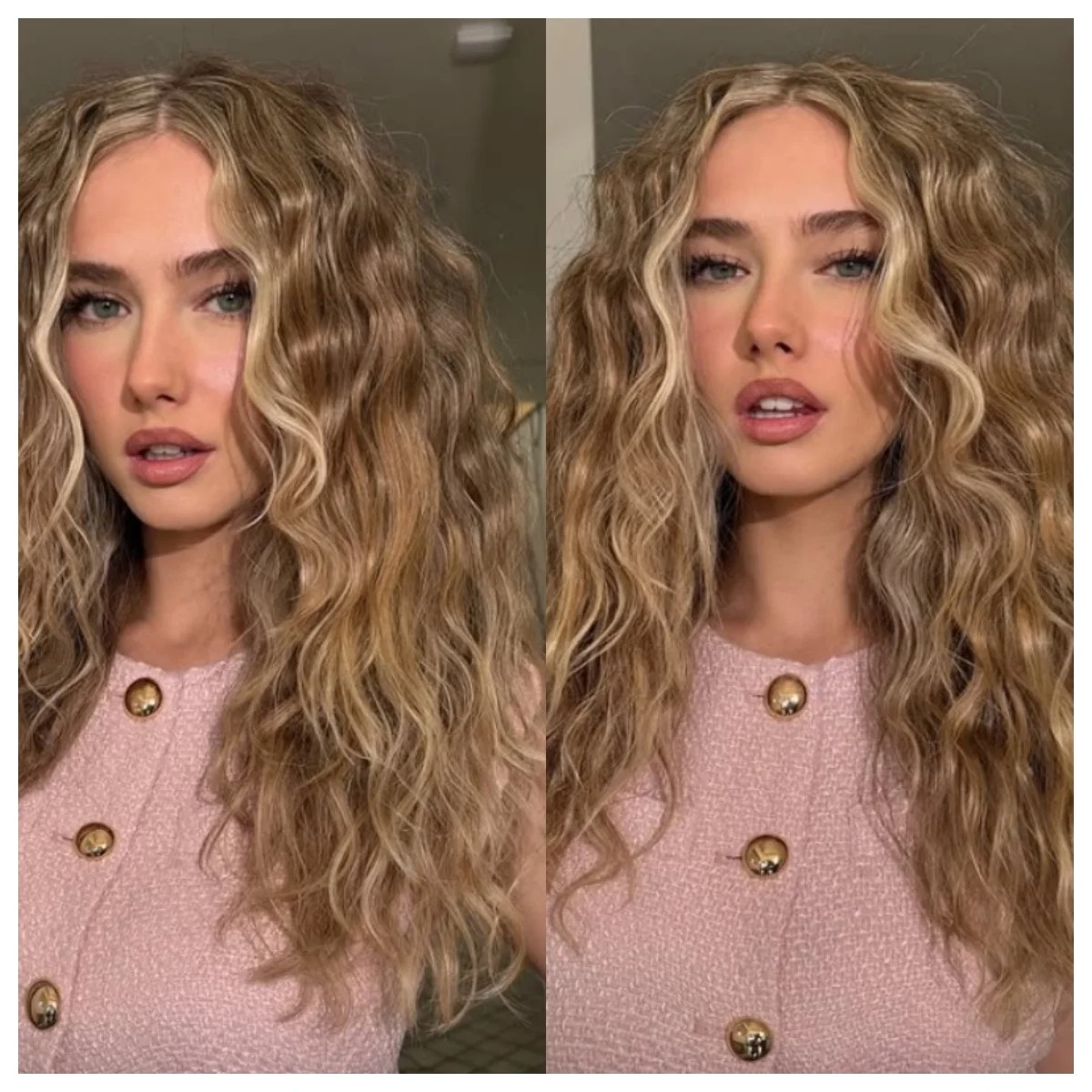 Light Brown Curly Human Hair Wig Lace Front Heat Resistant Brown and Blonde 13x4 Deep Wave Lace Frontal Wig 200 Density Synthetic For Women