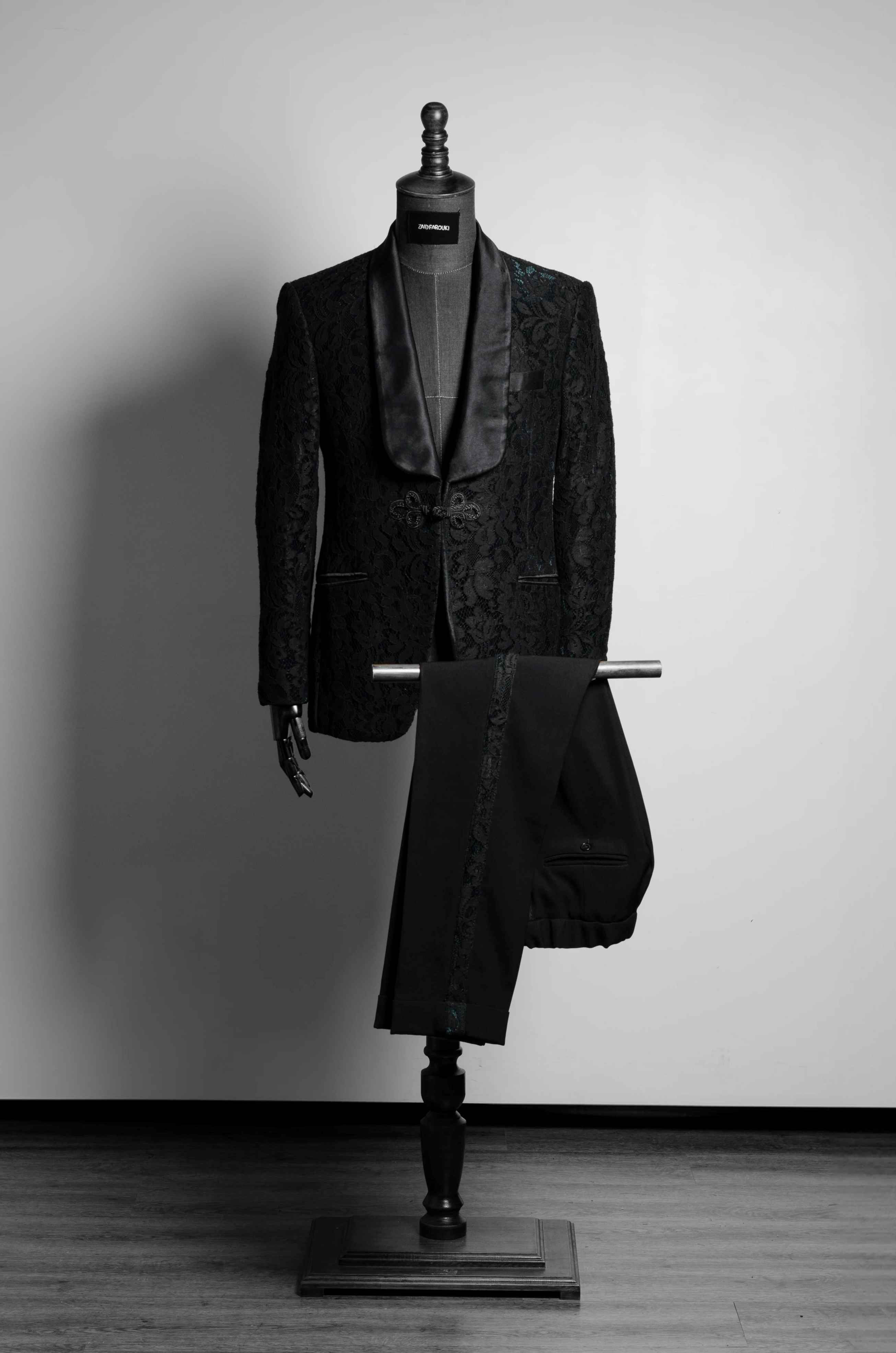 Formal Wedding Men Suits Jacquard 2-Pieces Coat Pants Groom Costume Party Groomsman Jacket Occasiom Suits Plus Size Customized M253852