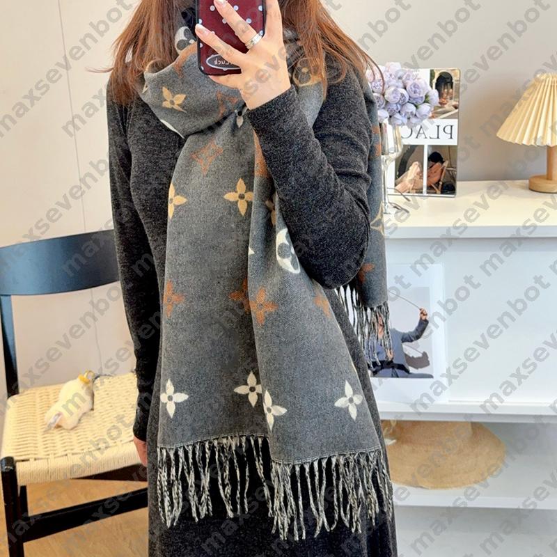 2025 Twilly Windproof Scarf L Letter Cashmere Designer Soft Scarf Shawl Portable Luxury Scarf Warm Plaid Sofa Bed Wool Knit Blanket 140-170CM