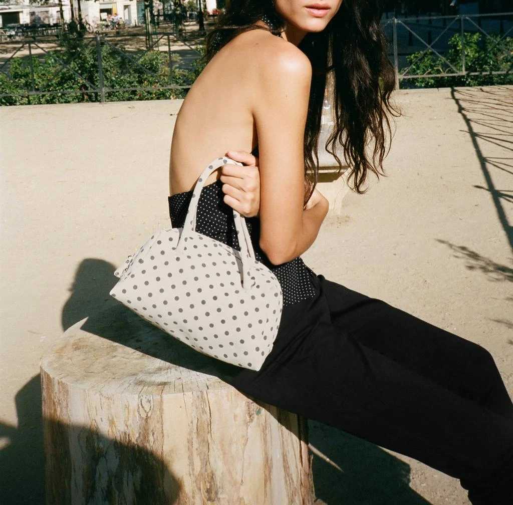 2024 WOMENS POLKA DOT PRINTED BOWLING BAG Womens FAshionable Crossbody Bag Ladies Design Polka Dot Pattern Handbags Z250807