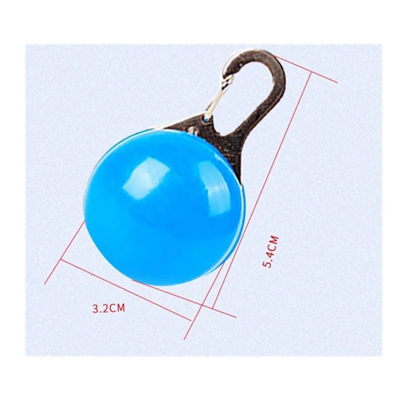 Led Dog Collar Drop Replaced Ornament Tag Luminus Anti Lost Night Light Pet Safty Pendant Cat Christmas Clothing Accessories 250805