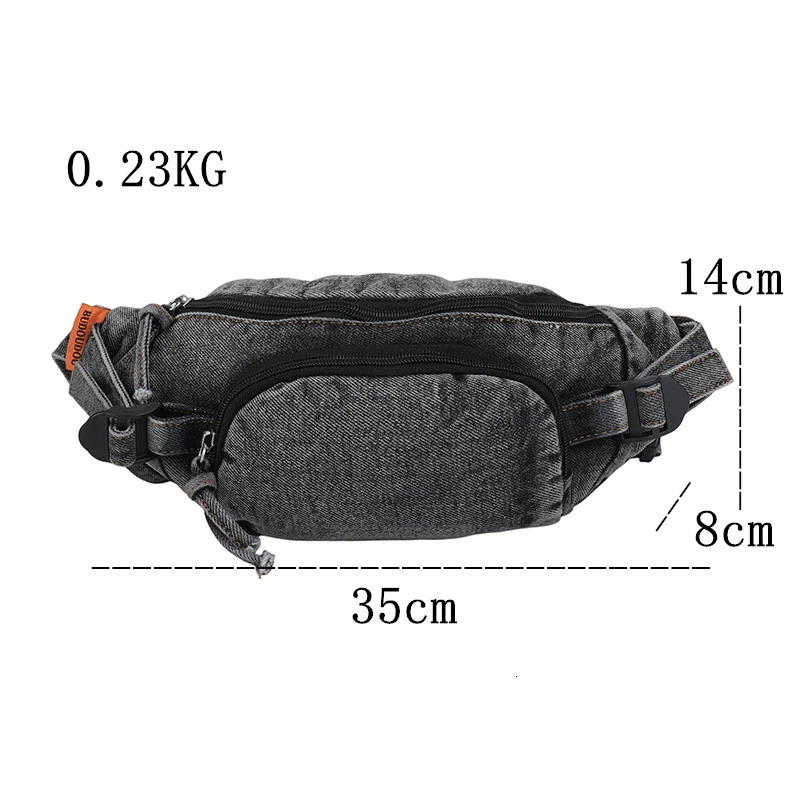 Denim Cotton Women Messenger Bag Ladies Casual Tote Soft Shoulder Bag Crossbody Bags Daily Cloth Purse Female Travel Handbag 250805