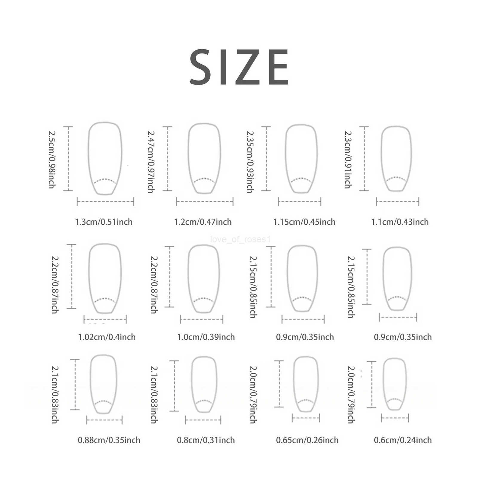 24 PCs Long French Burst Pile Drill Nails with 1 Jelly Gel and 1 Nail File Z250807