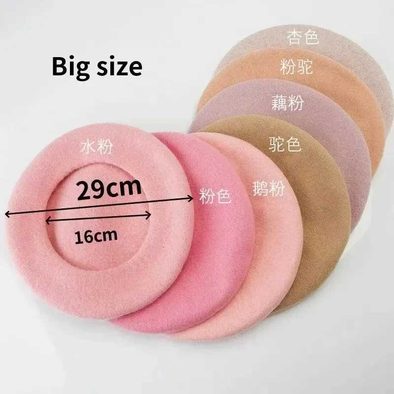 Korea Big Size Wool Berets for Women and Men Large Size Warm Artist Hats Unisex French Style Classic Winter Hat Female Retro Painter C XJ250807