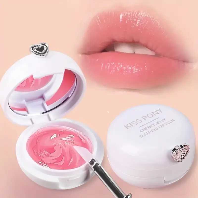 Long-Lasting Cherry Blossom Volumizing Lip BalmHydrating Formula Non-Transferable Glossy Finish Moisturized Lips for All SkinXJ250807