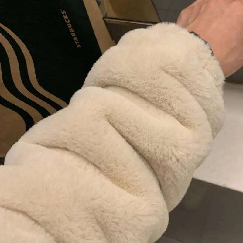 Winter faux lamb wool men's padded thickened loose fleece jacket cotton clothing