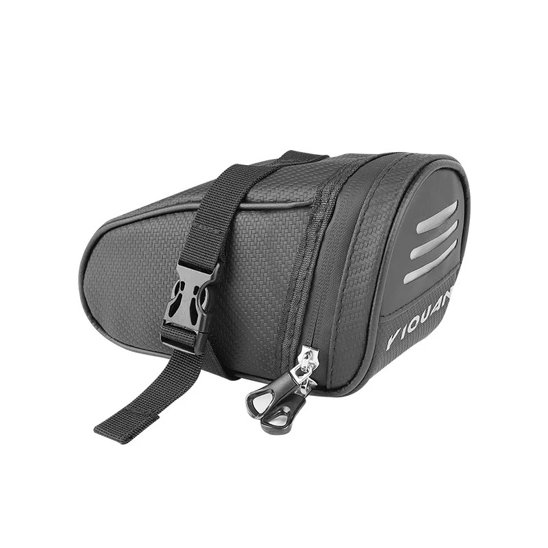 Bike Saddle Bag Bicycle Under Seat Storage Pack for Repair Tool Kits with Reflective Strap for Mountain Road Bike Cycling Accessories