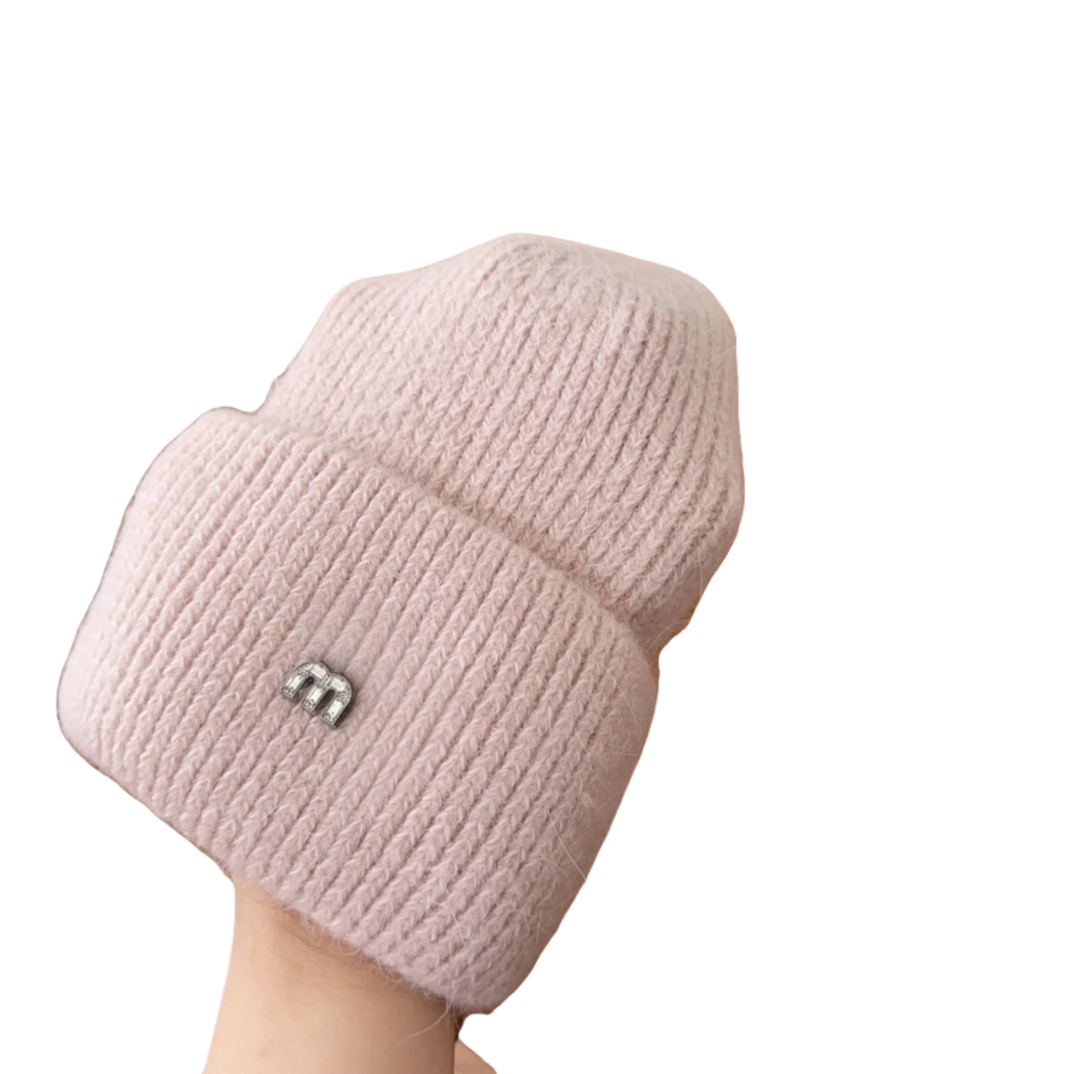 pink beanie designer beanie designer hats for women knitted bonnets winter hat fall thermal skull cap casual travel l luxure beanies grey black g