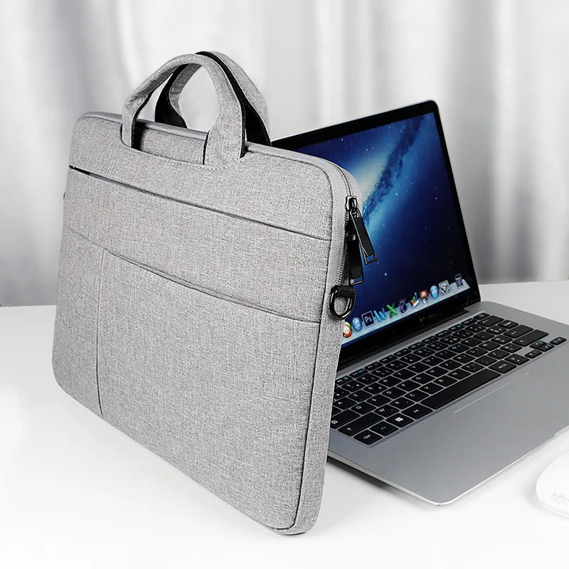 Water-resistant Universal Laptop Bag Sleeve 11 12 13 14 15 15.6 inch Notebook for Macbook Computer Handbag Briefcase Travel Bag 250807