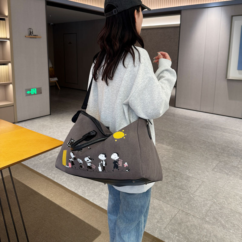 New Graffiti Print Travel Large Capacity Unisex Sports Yoga Bag Multifunctional Casual