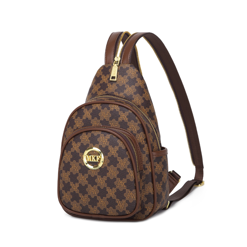 MKF designer bag free shipping Light luxury High quality casual backpack bag letter versatile classic vintage handbag for woman