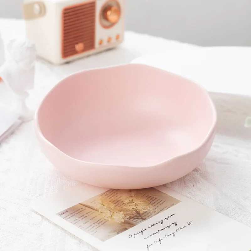 Cute Dog Accessories Jelly Color Ceramic Pet Food Bowl Large Capacity High Foot Neck Protection Safe Durable Feeder for Cat Dog Y250806