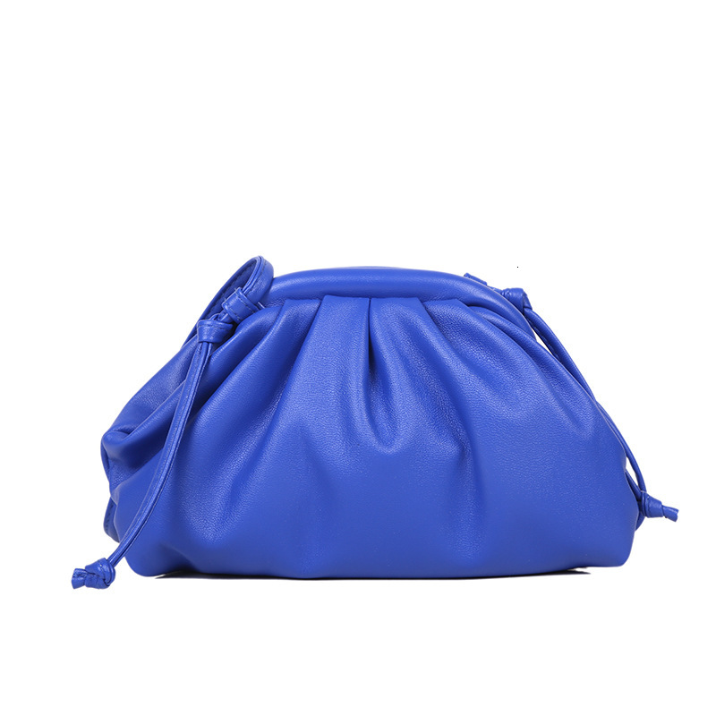 Free shipping designer Korean Style Spring Summer New Fresh Candy Color Women Bag 2023 Niche Fashionable Shoulder Bag Crossbody Bag Pleated Dumpling C